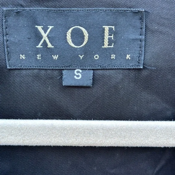 Vintage - XOE ‘s Women's Elegant Black Teddy Jacket/ Small - Oversized - Picture 3 of 15